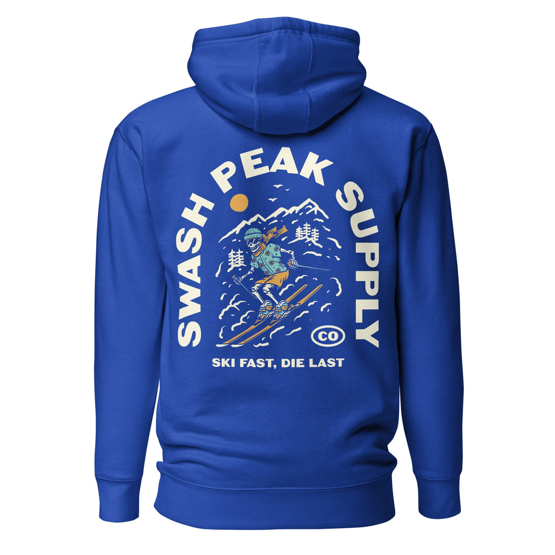 Ski Fast Unisex Hoodie - Swash Peak