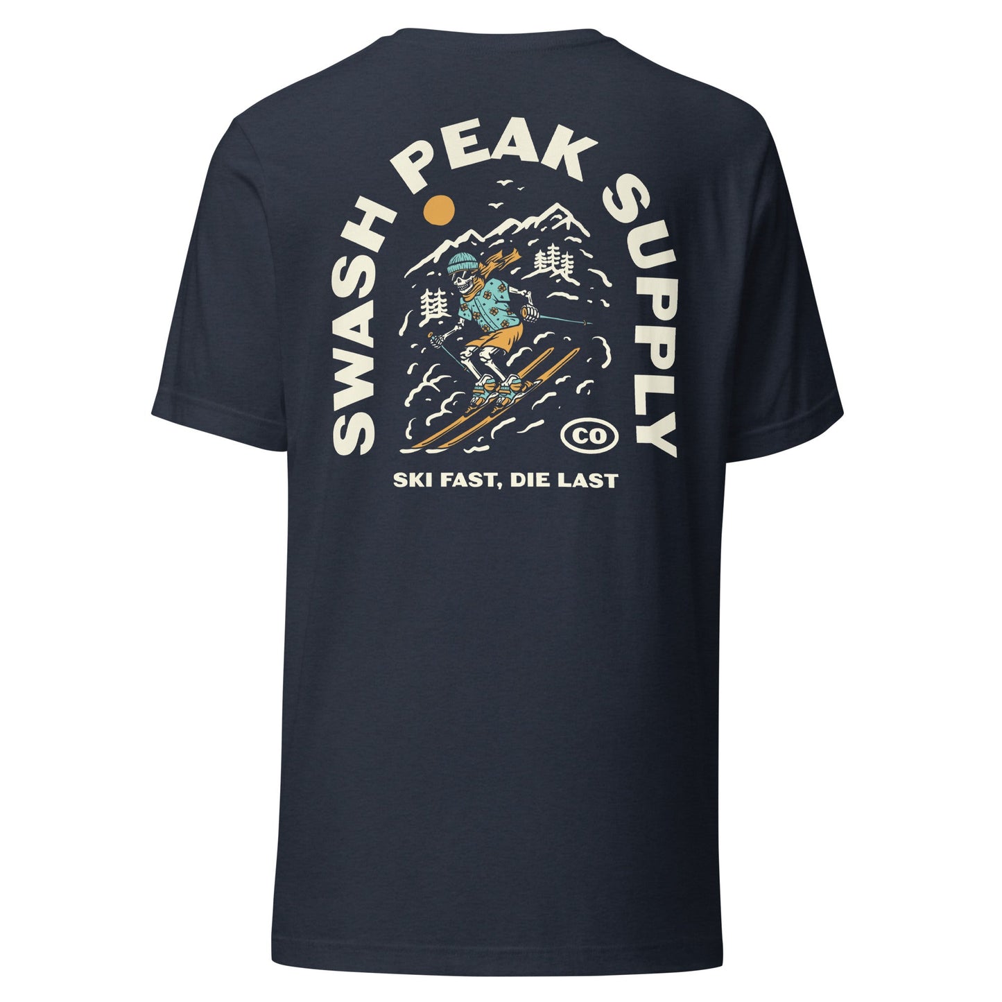 Ski Fast Unisex Tee - Swash Peak