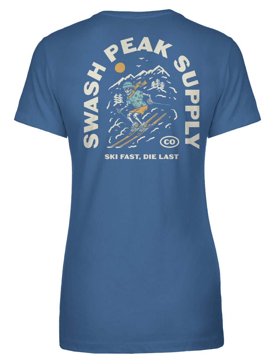 Ski Fast Women's Tee - Swash Peak