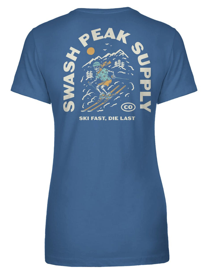 Ski Fast Women's Tee - Swash Peak
