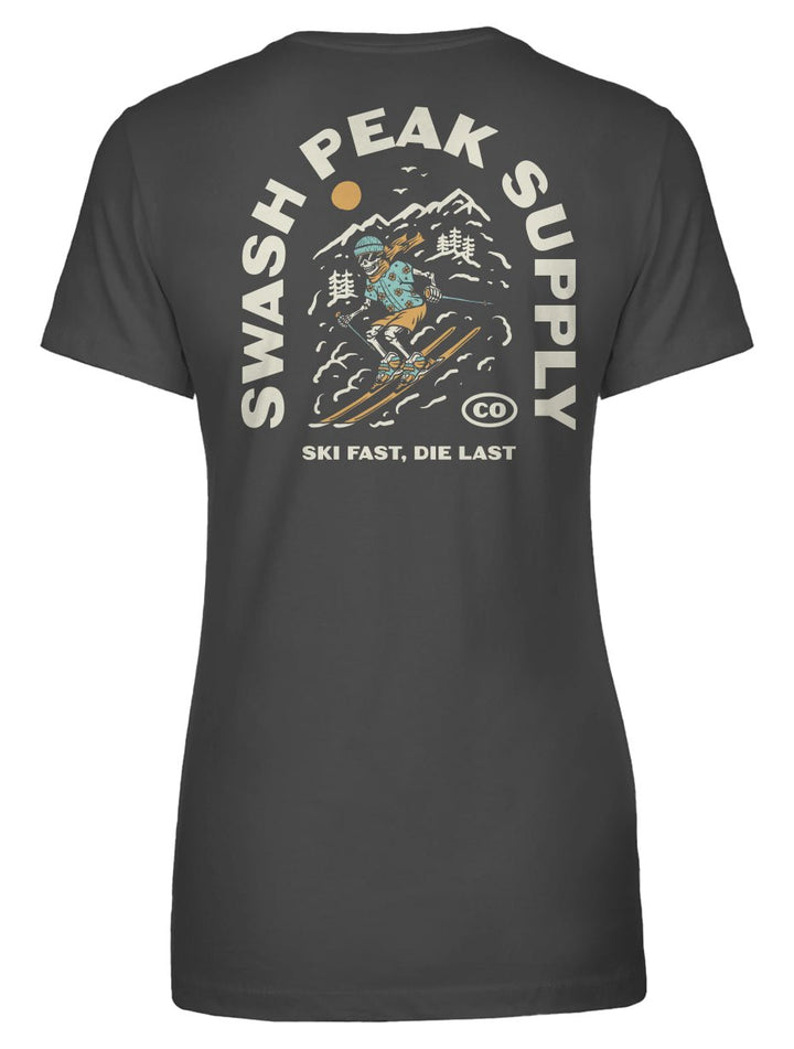 Ski Fast Women's Tee - Swash Peak