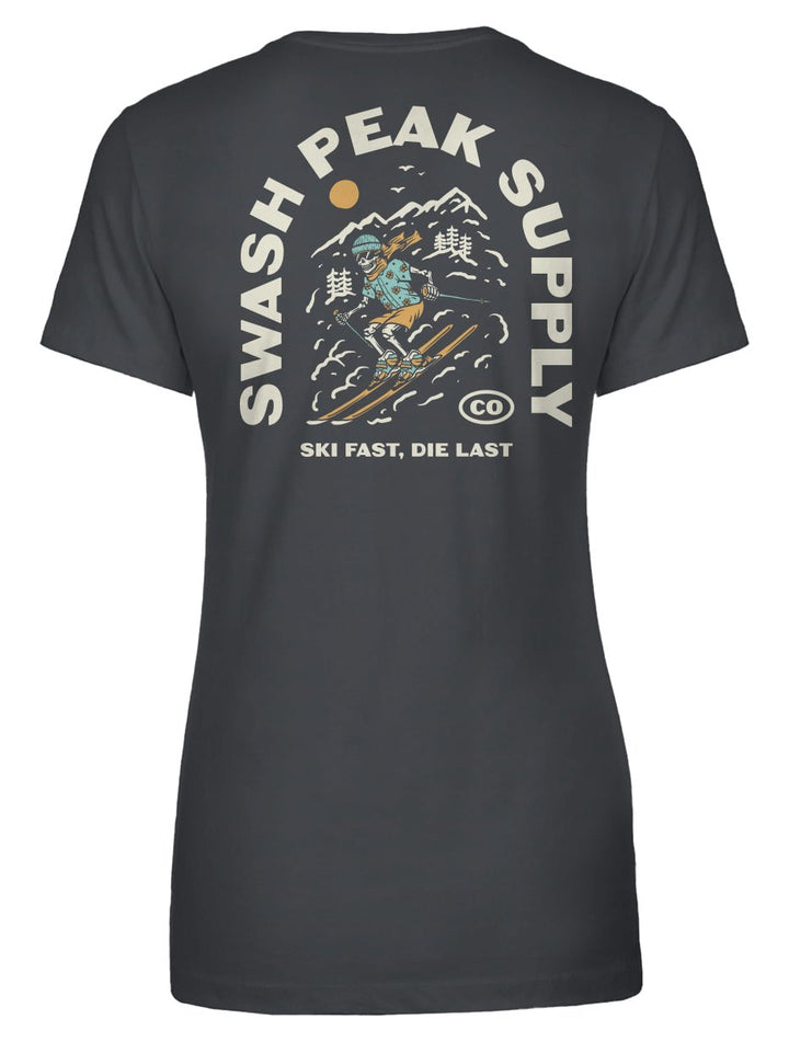 Ski Fast Women's Tee - Swash Peak