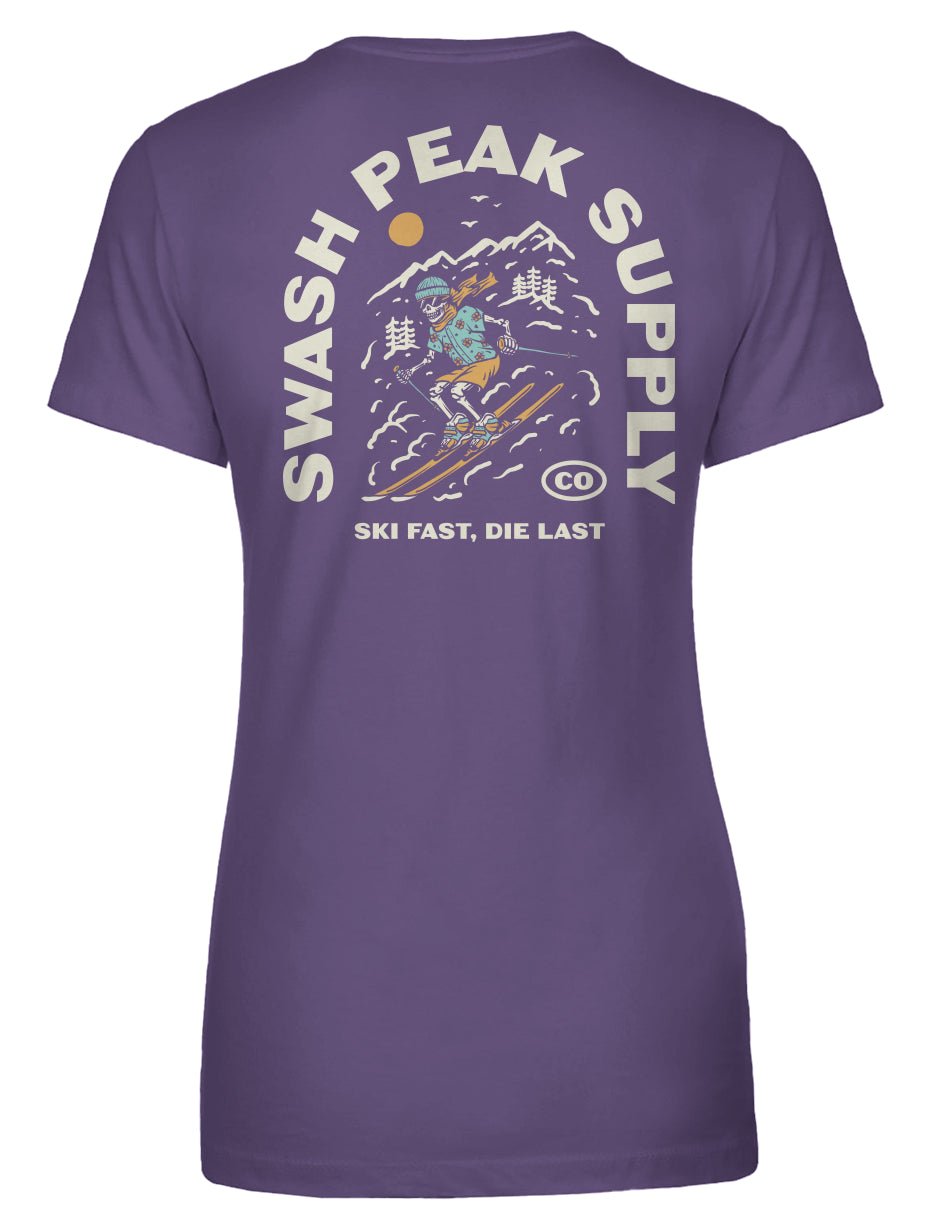 Ski Fast Women's Tee - Swash Peak