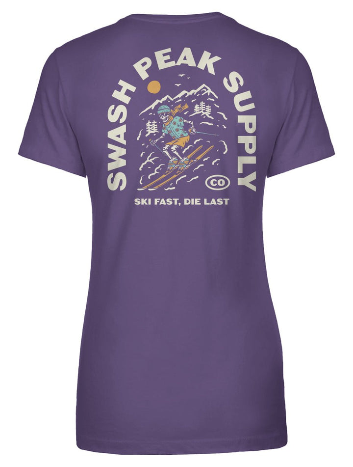 Ski Fast Women's Tee - Swash Peak