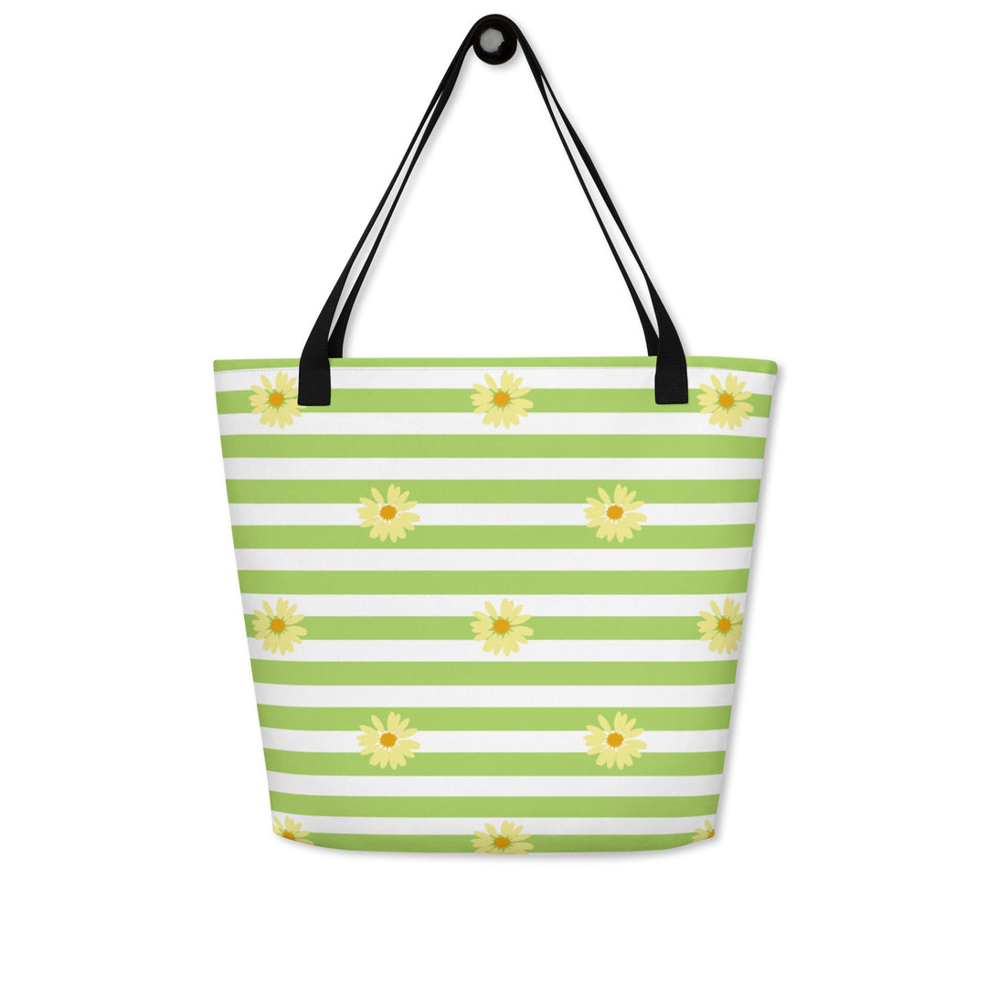 Spring Vibes Large Tote Bag w/ Pocket - Swash Peak