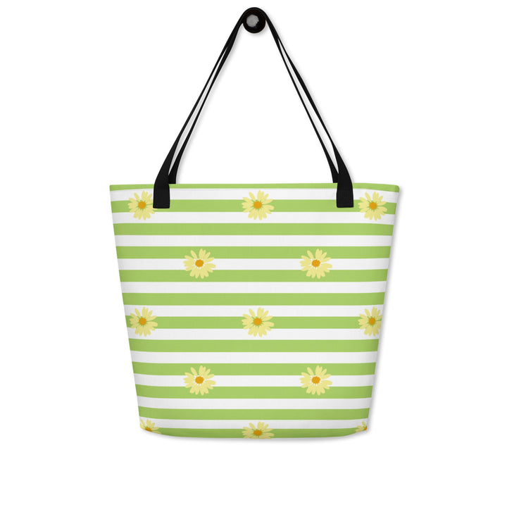 Spring Vibes Large Tote Bag w/ Pocket - Swash Peak