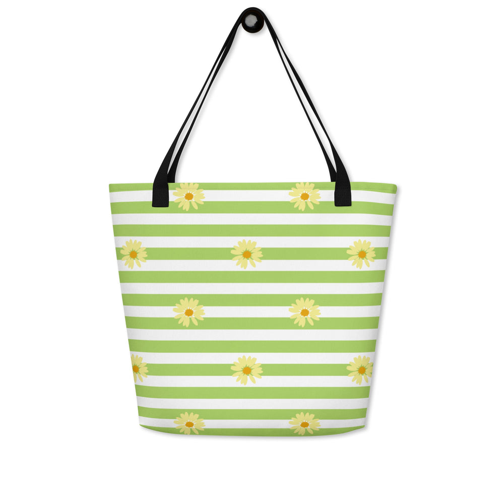 Spring Vibes Large Tote Bag w/ Pocket - Swash Peak
