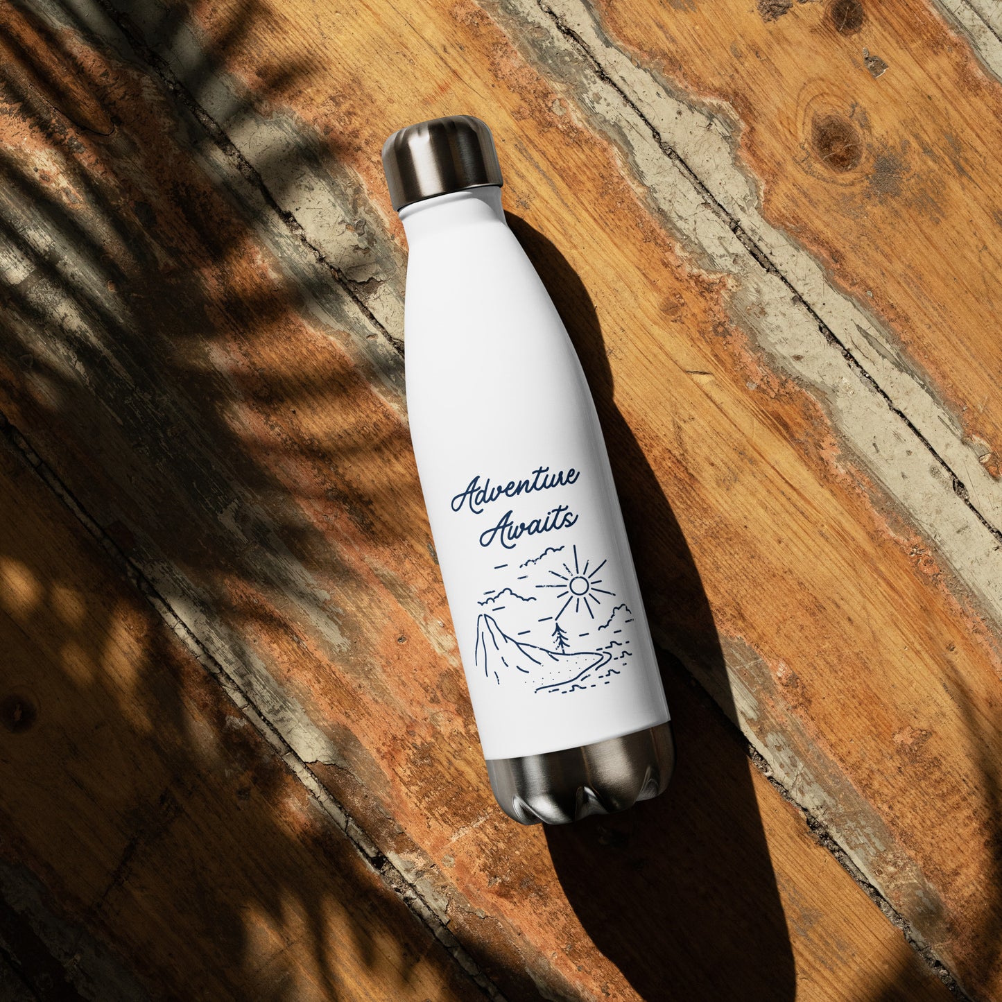 Adventure Awaits Stainless Steel Water Bottle