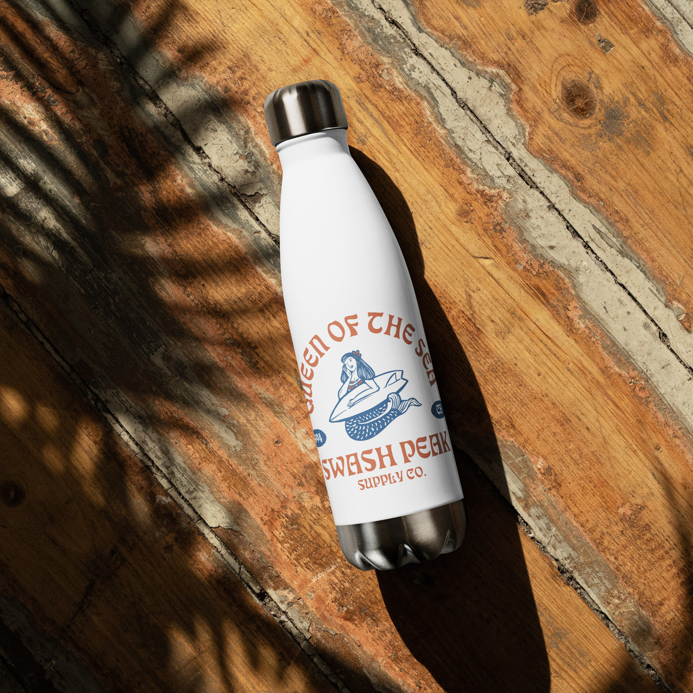 Queen of the Sea Stainless Steel Water Bottle