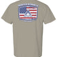 Stars and Stripes Heavyweight Tee by Swash Peak – outdoor graphic t-shirt