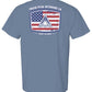 Stars and Stripes Heavyweight Tee by Swash Peak – outdoor graphic t-shirt