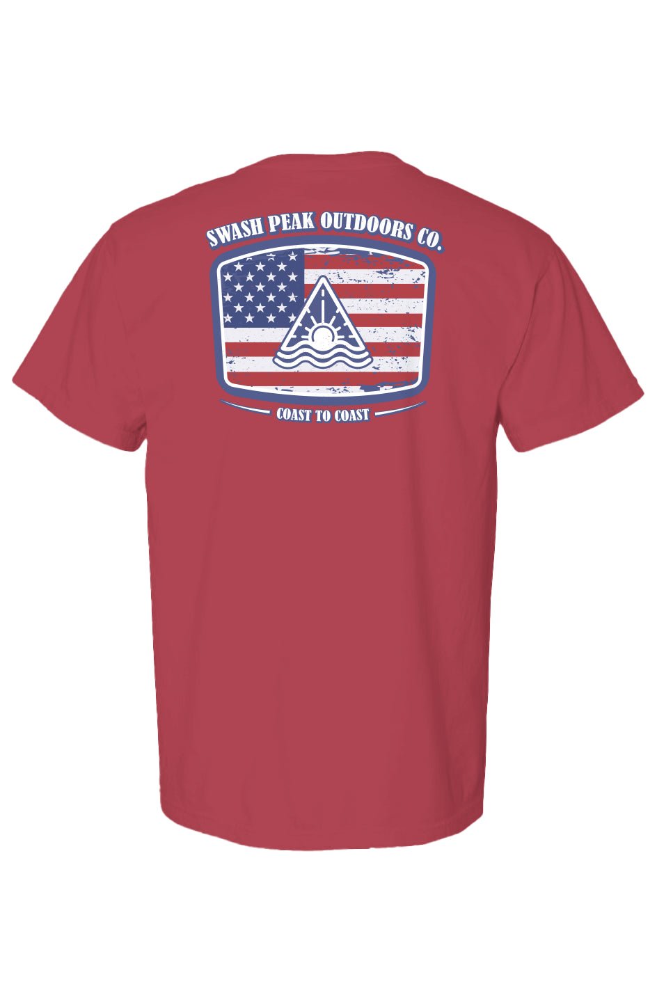 Swash Peak Stars and Stripes Heavyweight Tee – garment-dyed outdoor shirt