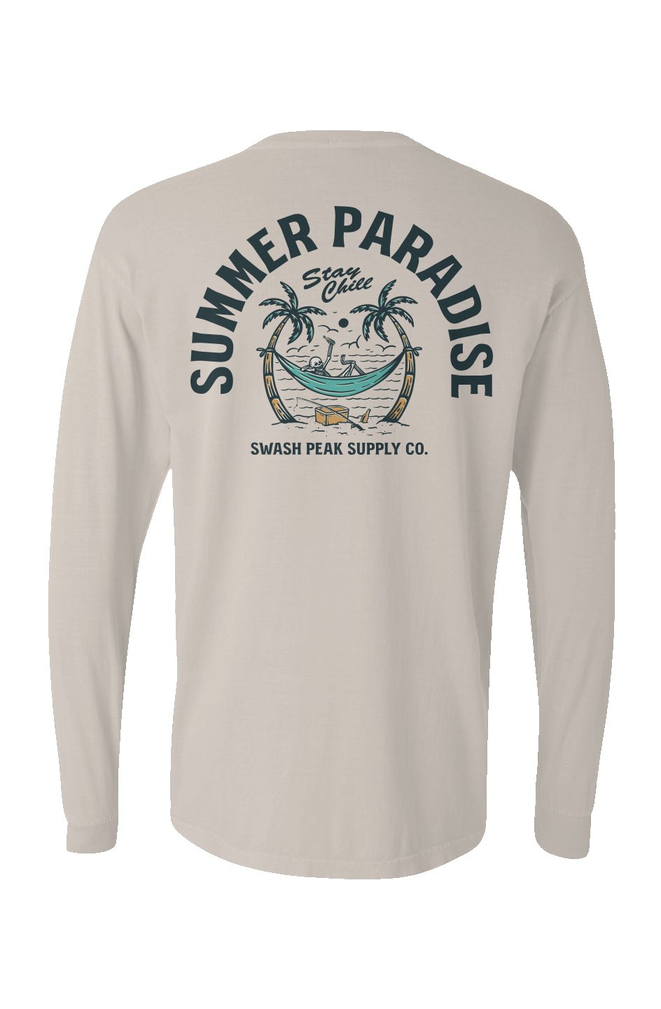 Summer Paradise Long Sleeve Unisex Tee - Swash Peak