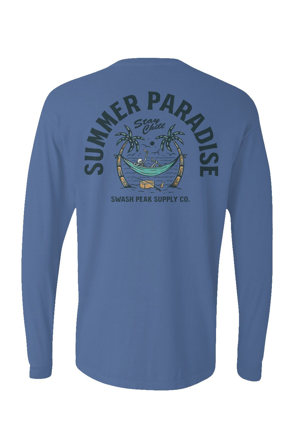 Summer Paradise Long Sleeve Unisex Tee - Swash Peak