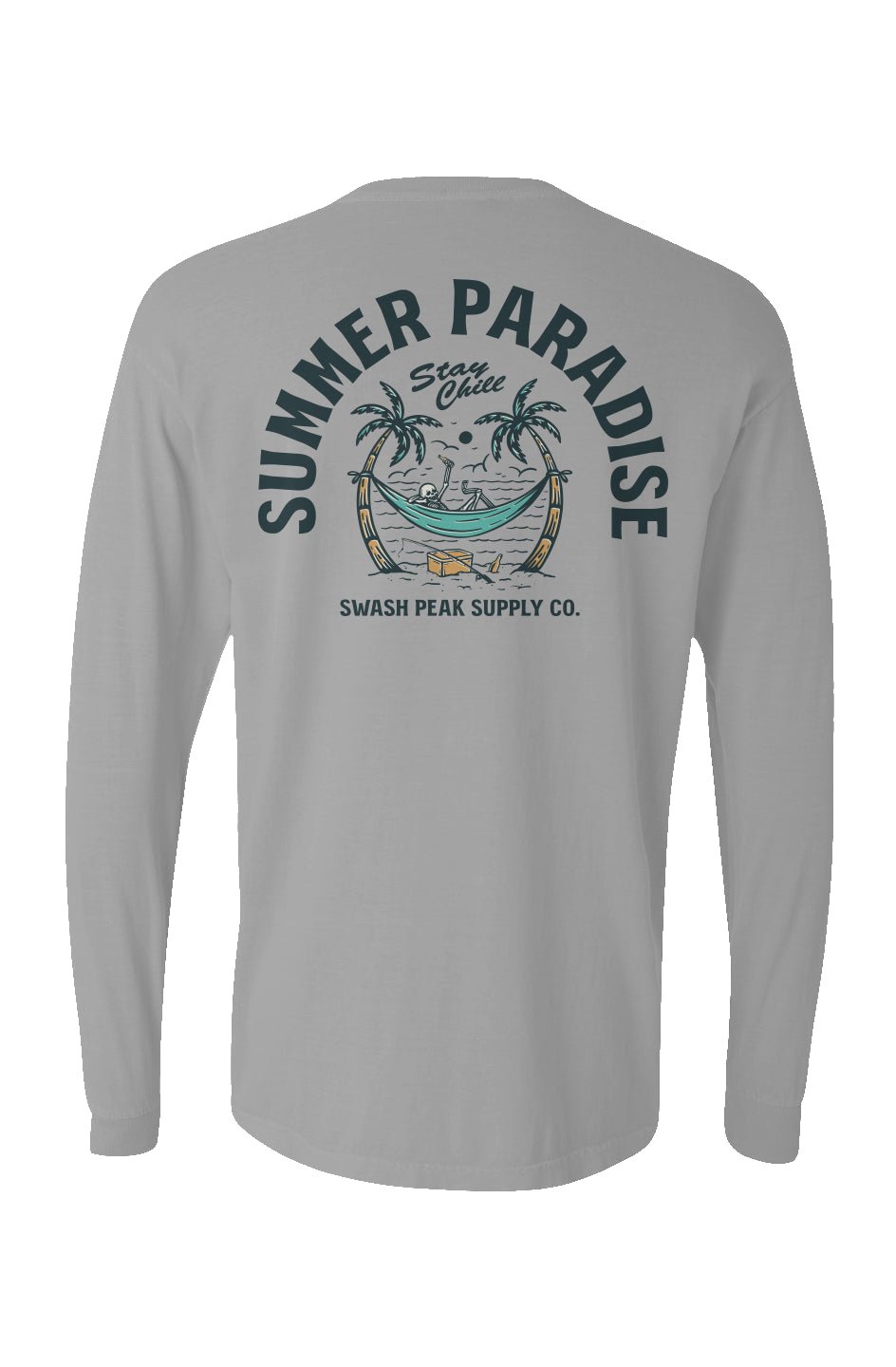 Summer Paradise Long Sleeve Unisex Tee - Swash Peak