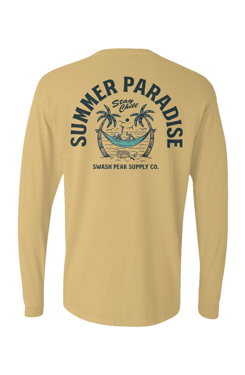 Summer Paradise Long Sleeve Unisex Tee - Swash Peak