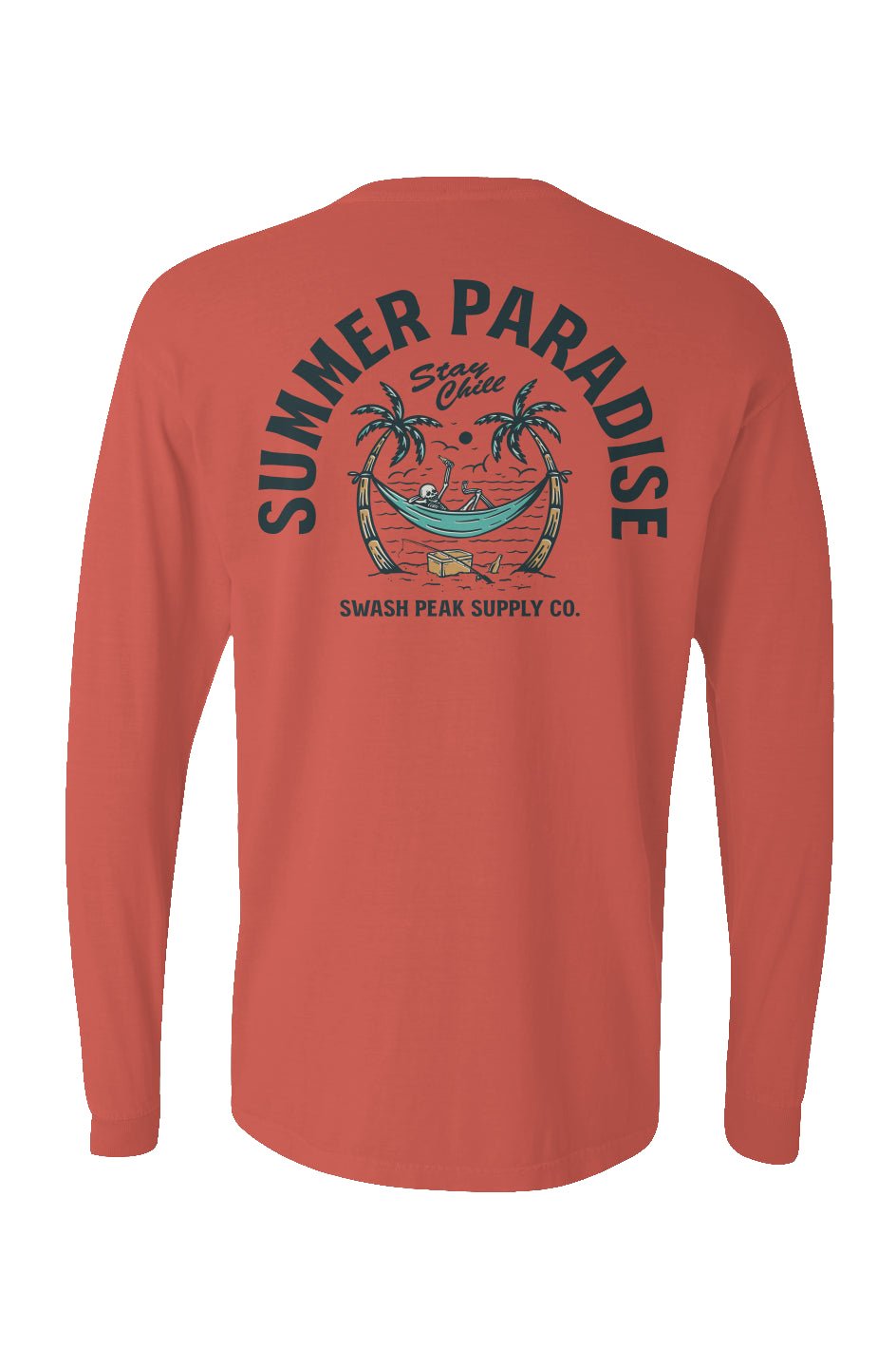 Summer Paradise Long Sleeve Unisex Tee - Swash Peak