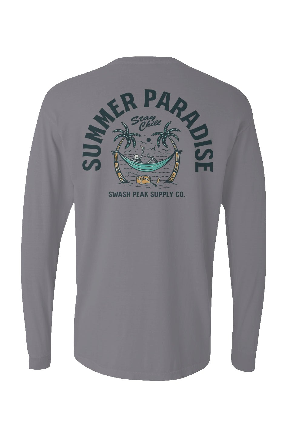 Summer Paradise Long Sleeve Unisex Tee - Swash Peak