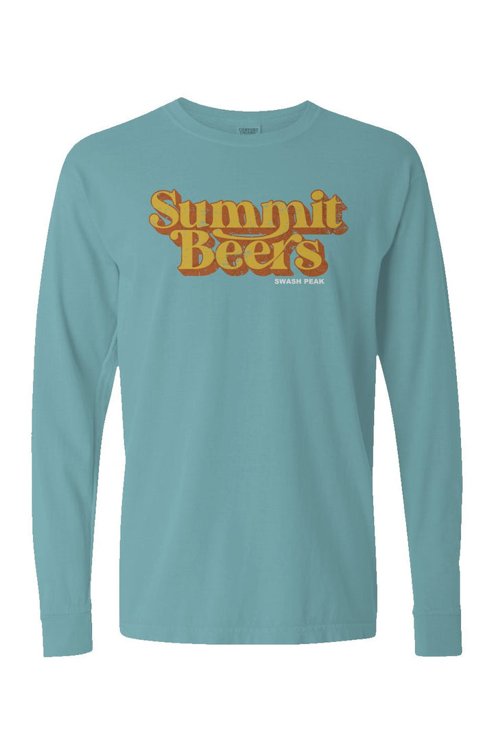 Summit Beers Long Sleeve Unisex Tee - Swash Peak