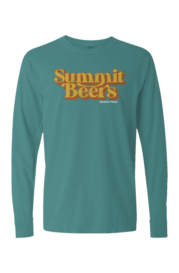 Summit Beers Long Sleeve Unisex Tee - Swash Peak
