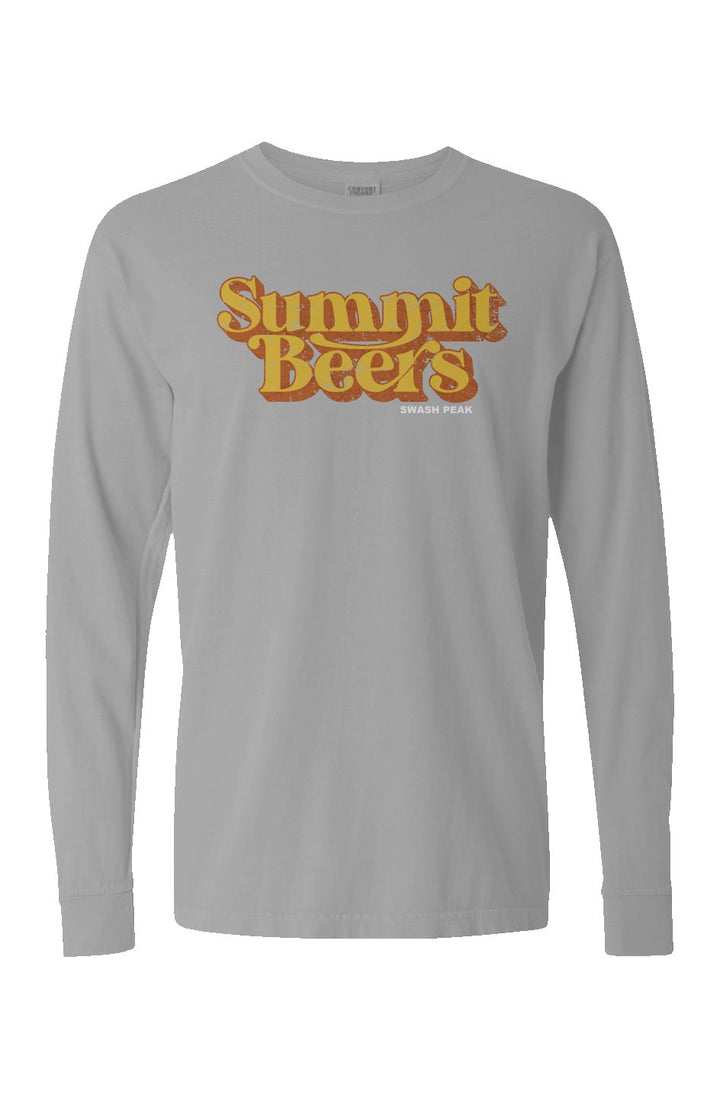 Summit Beers Long Sleeve Unisex Tee - Swash Peak