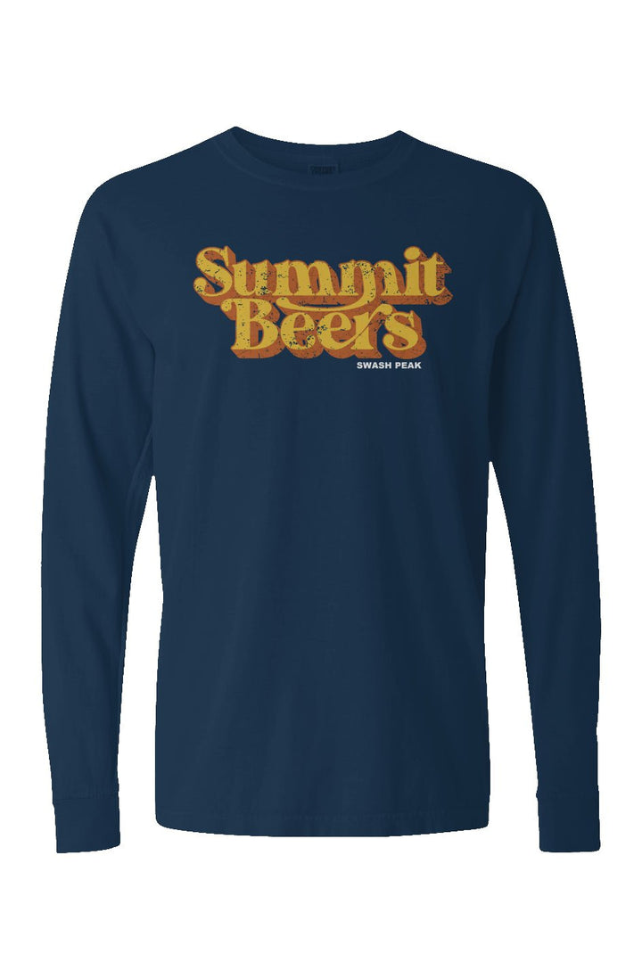 Summit Beers Long Sleeve Unisex Tee - Swash Peak