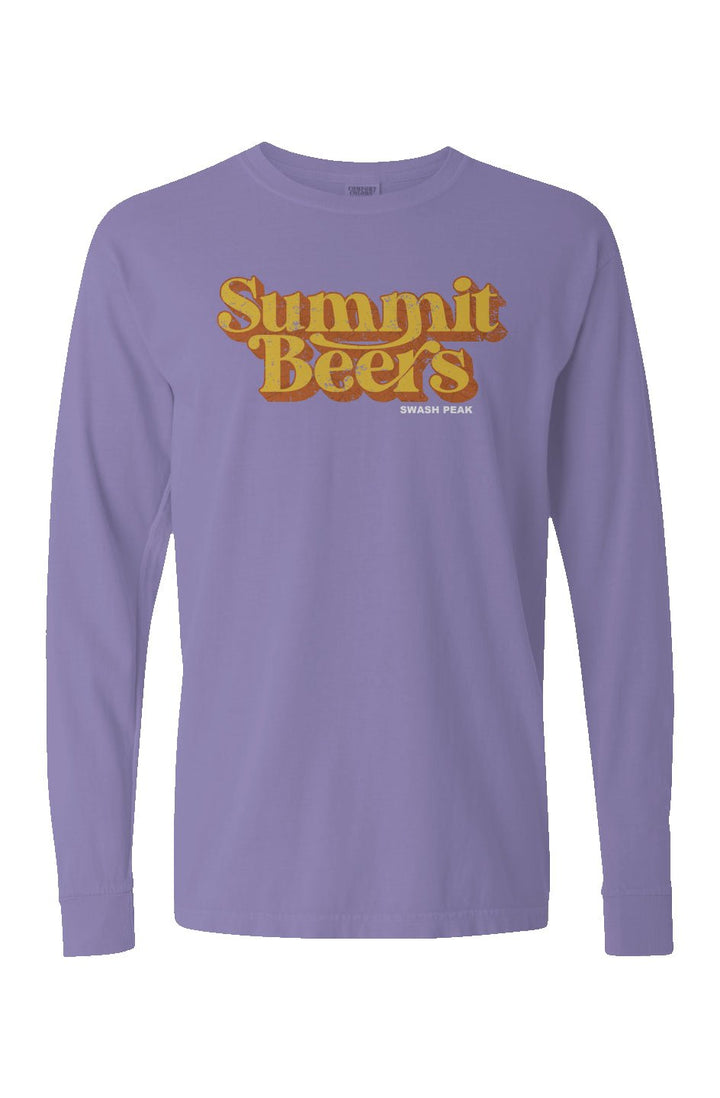 Summit Beers Long Sleeve Unisex Tee - Swash Peak