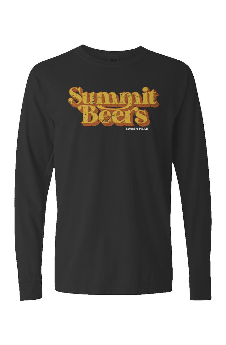 Summit Beers Long Sleeve Unisex Tee - Swash Peak
