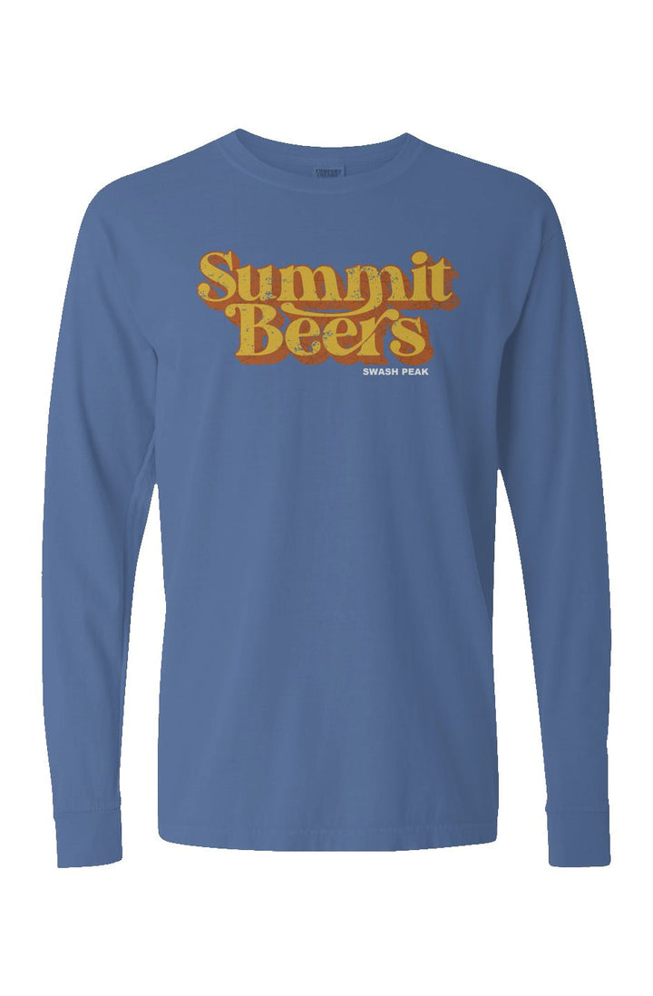Summit Beers Long Sleeve Unisex Tee - Swash Peak
