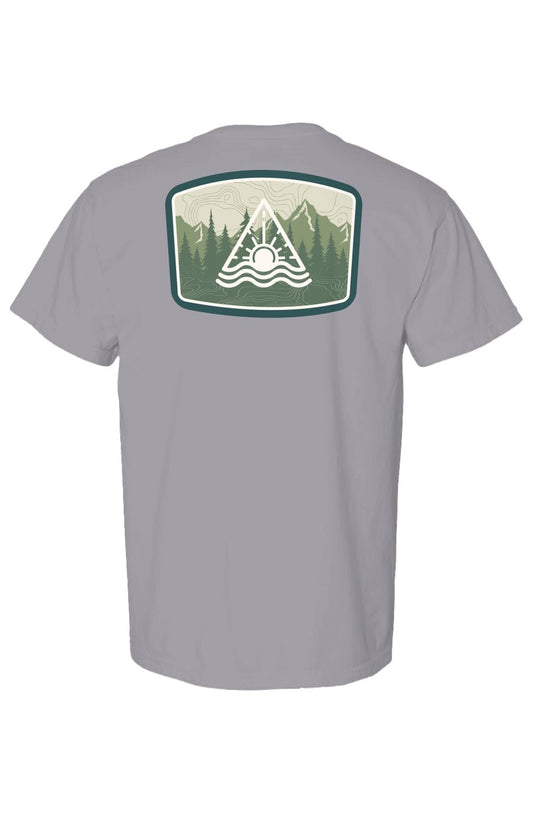Swash Peak Traverse Summit Flow Heavyweight Tee – mountain design outdoor shirt