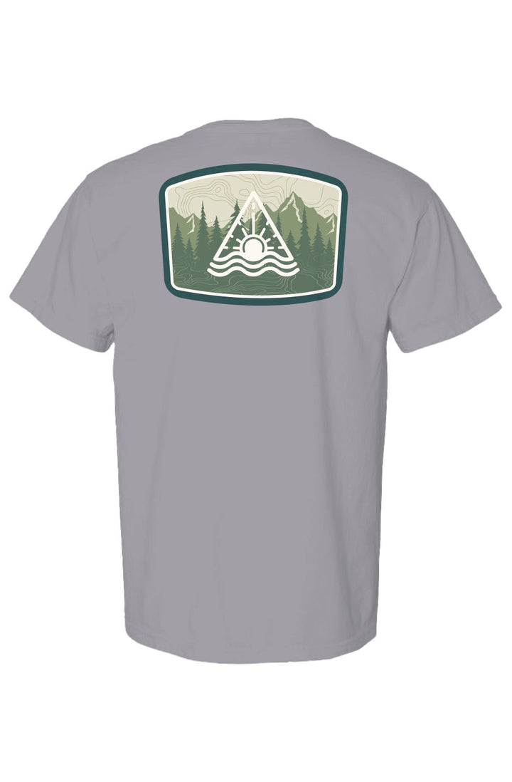 Swash Peak Traverse Summit Flow Heavyweight Tee – mountain design outdoor shirt
