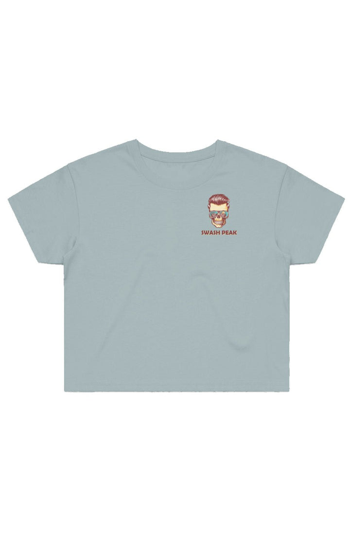 Sunstoked Skull Cropped Tee - Swash Peak