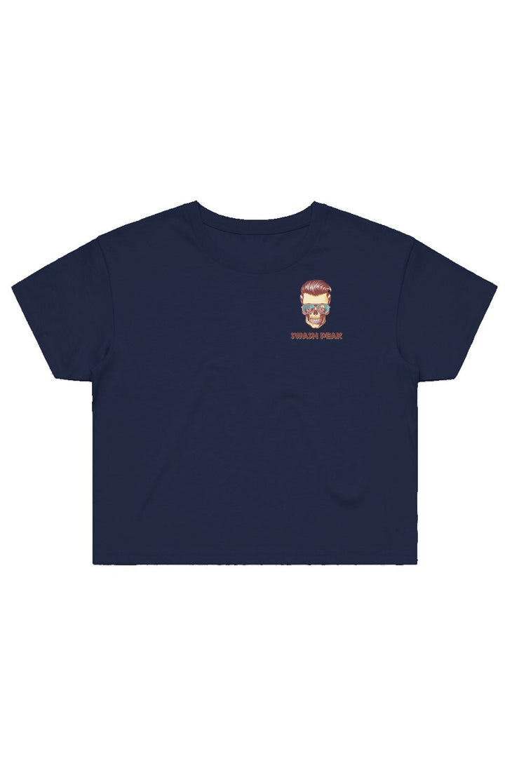 Sunstoked Skull Cropped Tee - Swash Peak