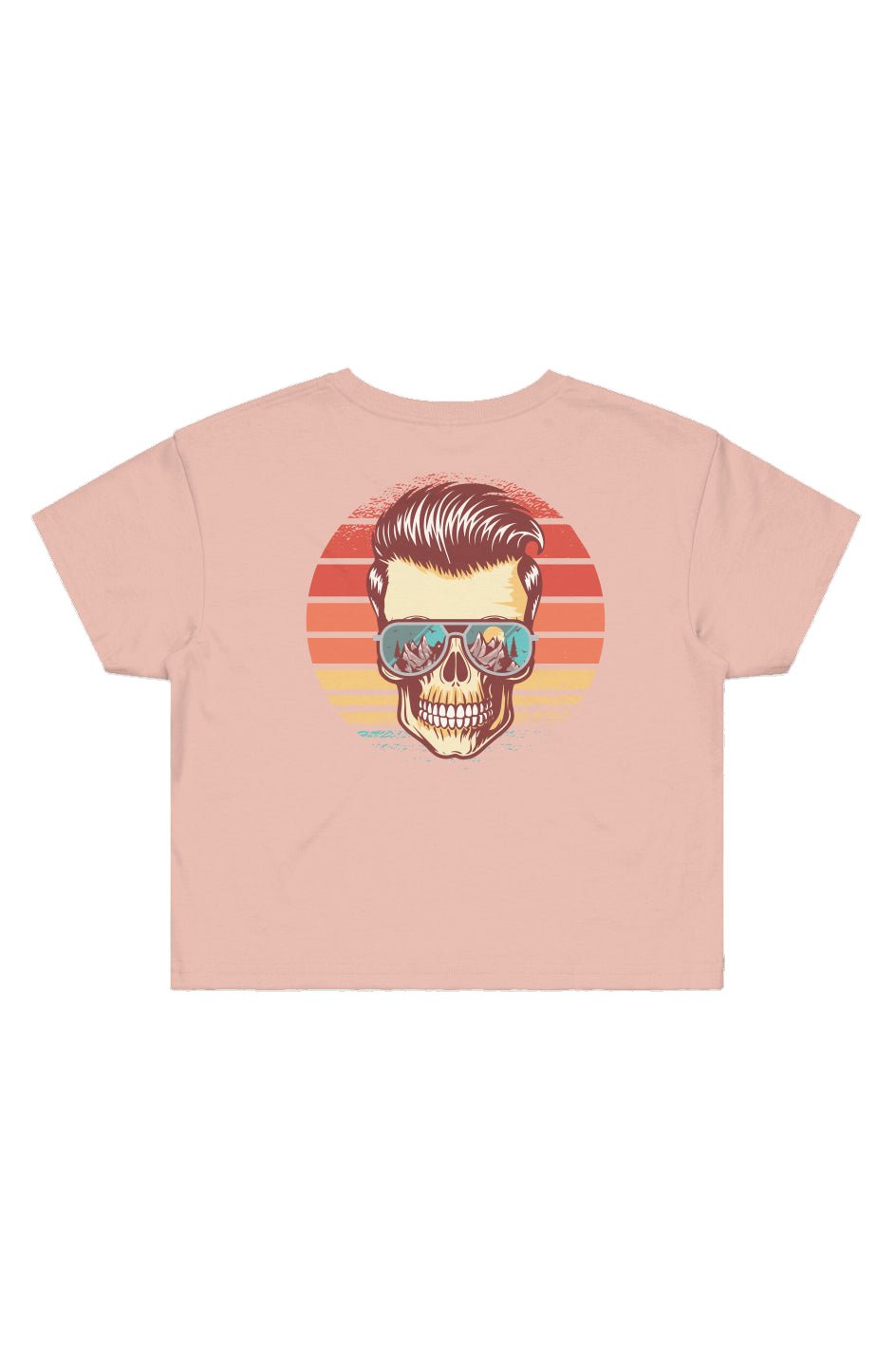 Sunstoked Skull Cropped Tee - Swash Peak