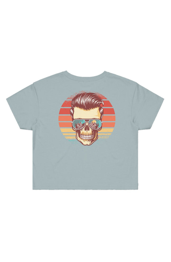 Sunstoked Skull Cropped Tee - Swash Peak