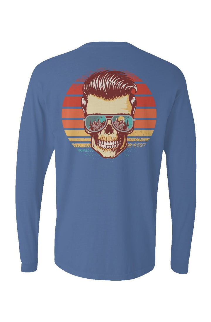 Sunstoked Skull Long Sleeve Unisex Tee - Swash Peak