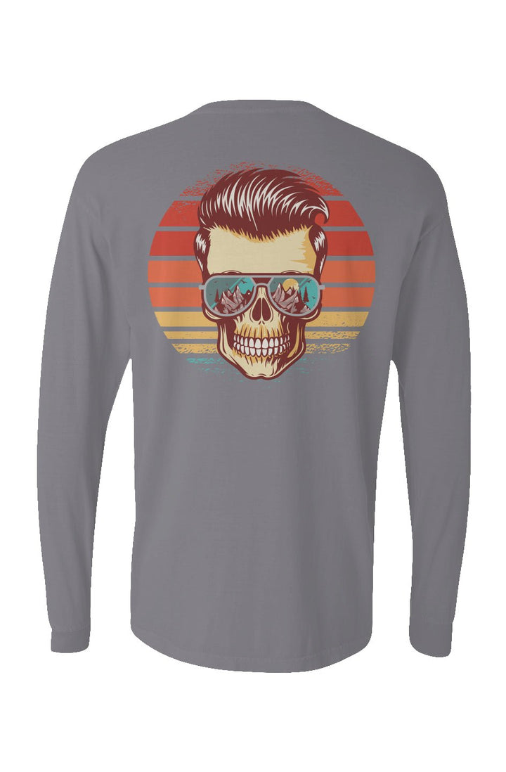 Sunstoked Skull Long Sleeve Unisex Tee - Swash Peak