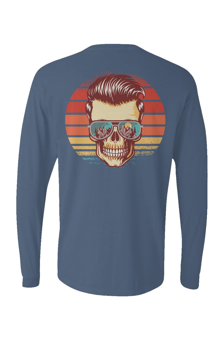 Sunstoked Skull Long Sleeve Unisex Tee - Swash Peak