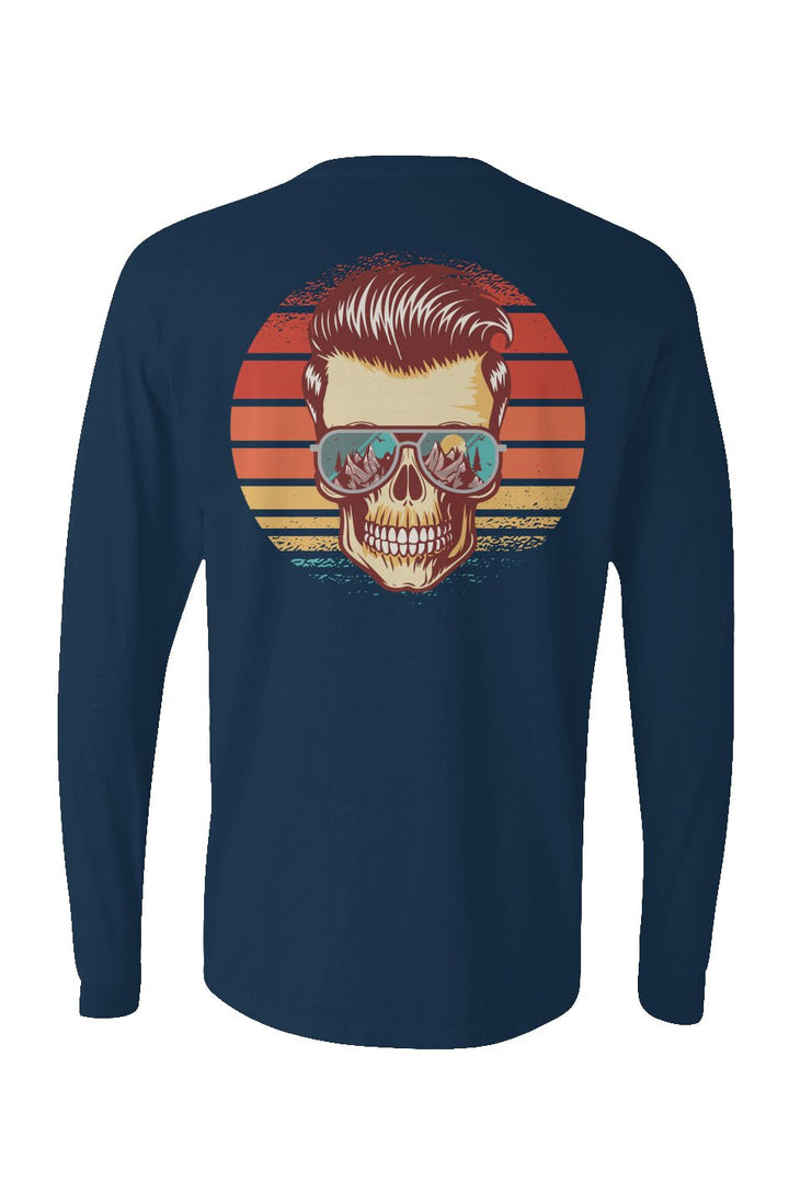 Sunstoked Skull Long Sleeve Unisex Tee - Swash Peak