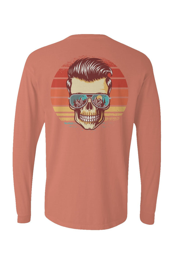 Sunstoked Skull Long Sleeve Unisex Tee - Swash Peak