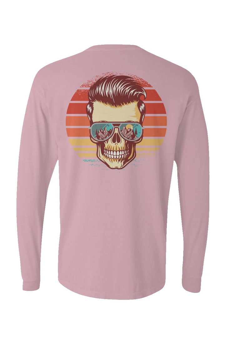 Sunstoked Skull Long Sleeve Unisex Tee - Swash Peak