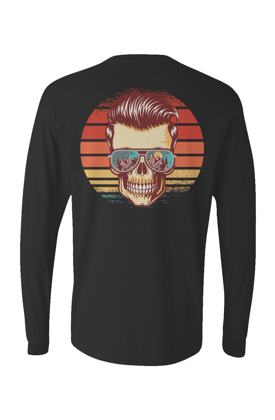 Sunstoked Skull Long Sleeve Unisex Tee - Swash Peak