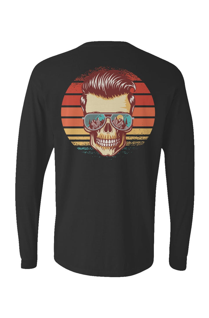 Sunstoked Skull Long Sleeve Unisex Tee - Swash Peak