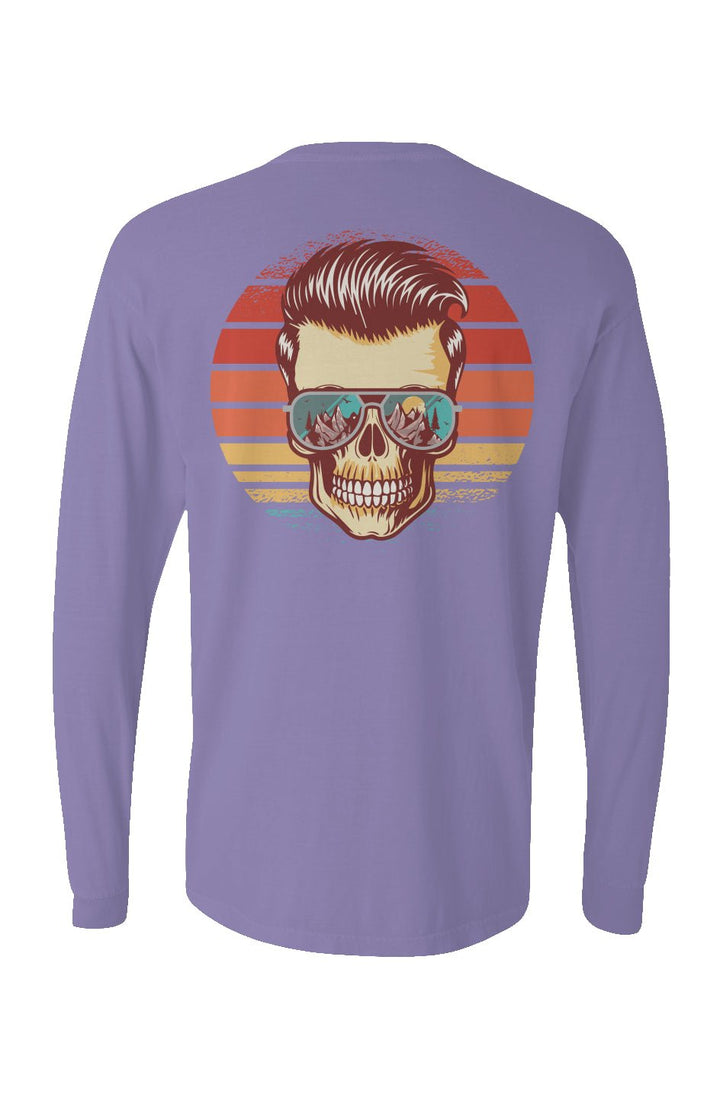 Sunstoked Skull Long Sleeve Unisex Tee - Swash Peak