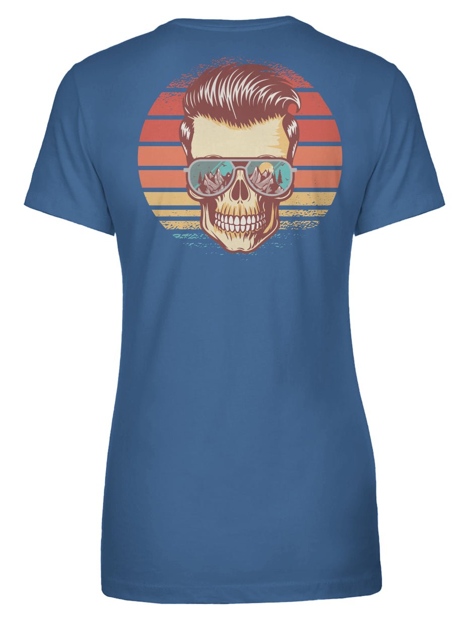 Sunstoked Skull Women's Tee - Swash Peak