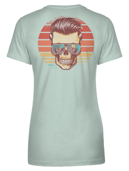 Sunstoked Skull Women's Tee - Swash Peak