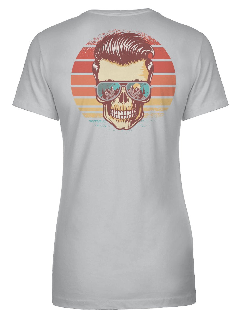 Sunstoked Skull Women's Tee - Swash Peak