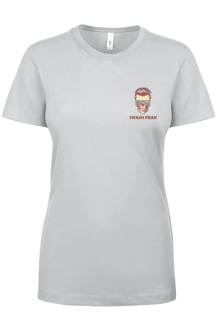Sunstoked Skull Women's Tee - Swash Peak