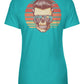 Sunstoked Skull Women's Tee - Swash Peak