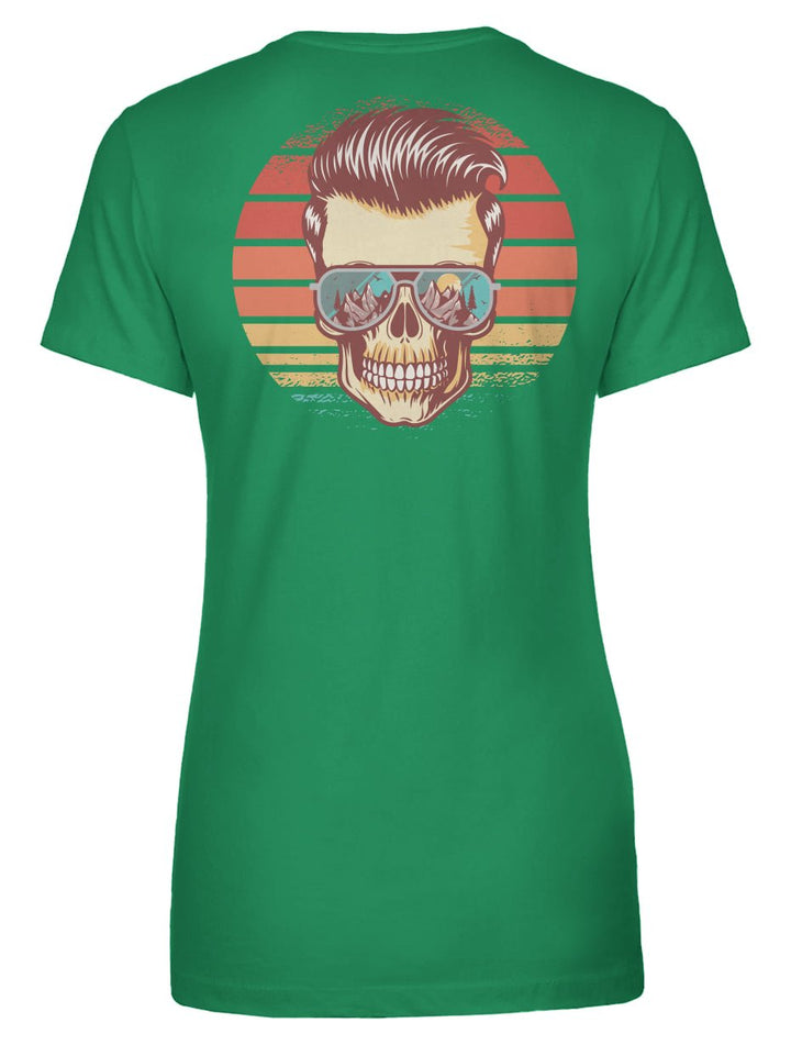 Sunstoked Skull Women's Tee - Swash Peak